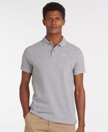 Barbour Sports Polo in Grey | Barbour