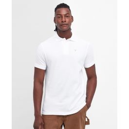 Barbour Sports Polo in White | Barbour