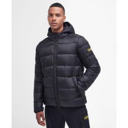 Shop the B.Intl Legacy Bobber Quilted Jacket in Black | Barbour