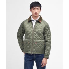 Shop the Barbour Dom Quilted Jacket in Green today. | Barbour