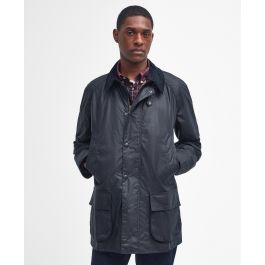 Barbour Bristol Wax Jacket in Navy | Barbour