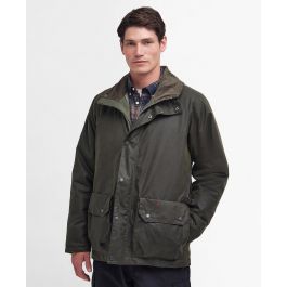 Shop the Barbour Saltburn Waxed Jacket in Green today. Barbour