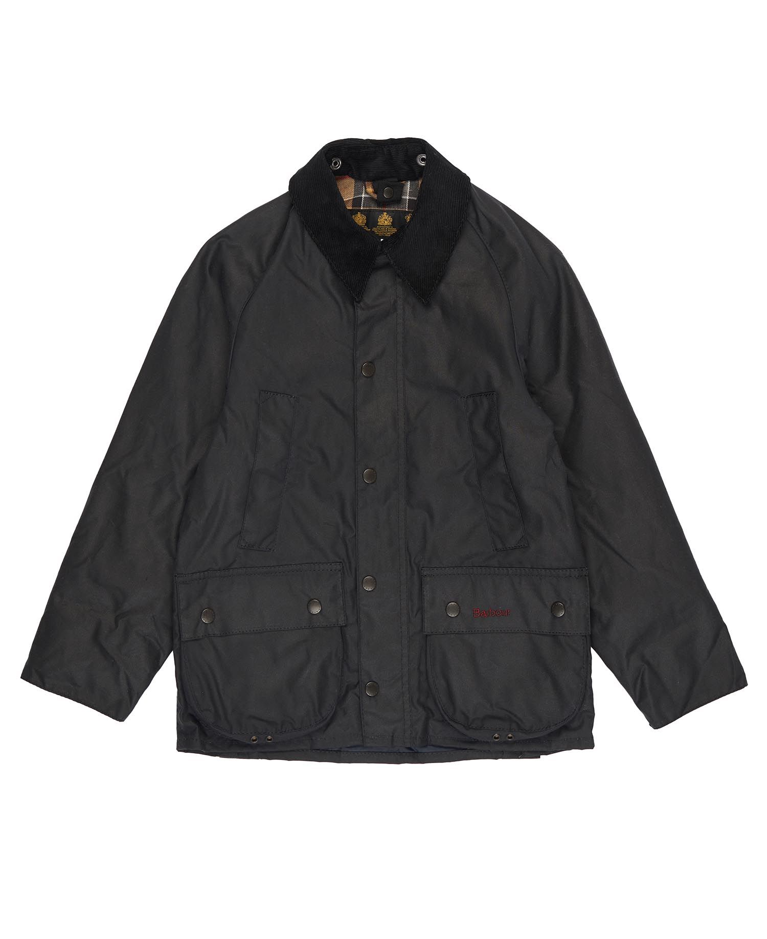 Barbour Boys Bedale Waxed Jacket in Navy | Barbour