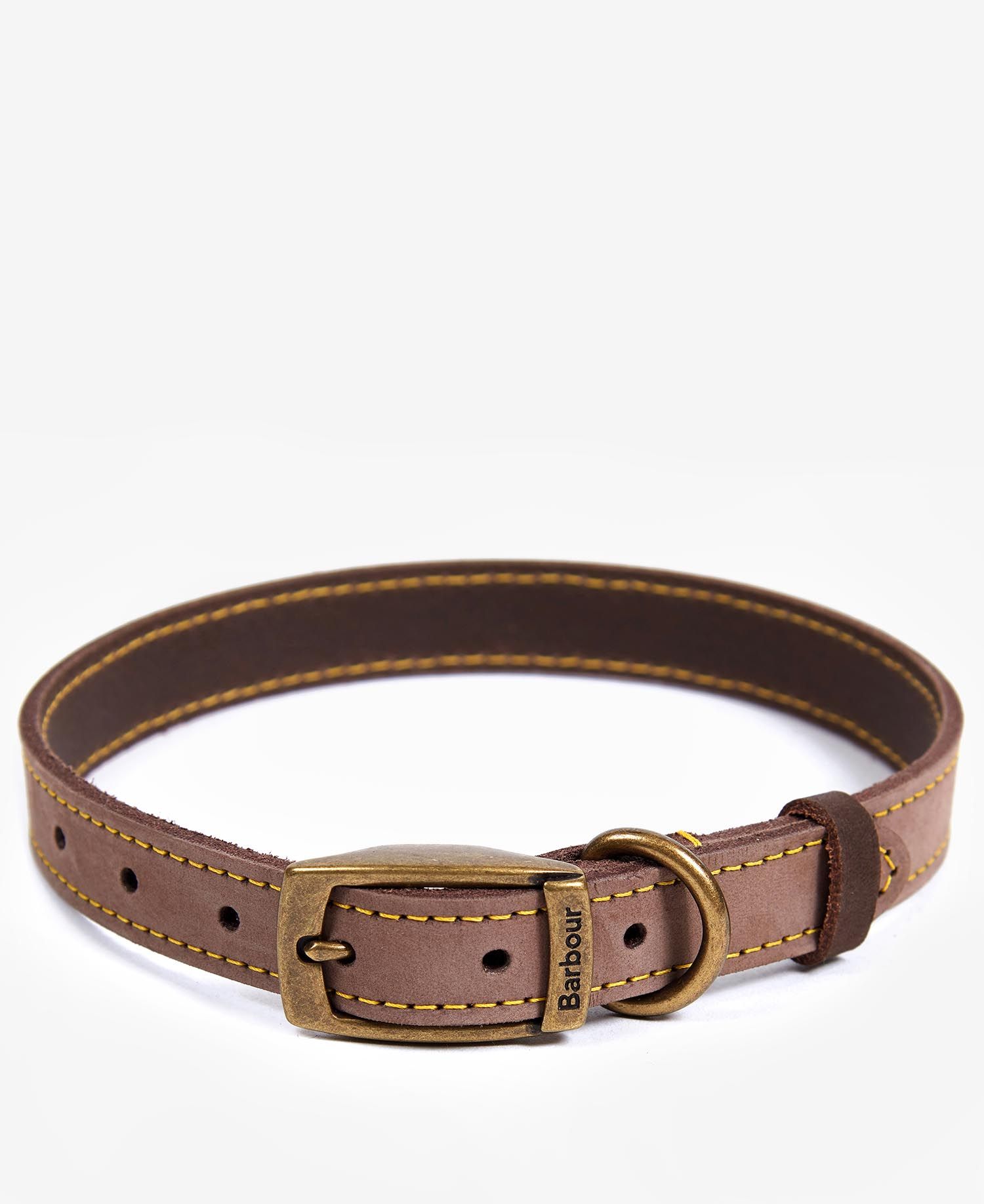 Barbour Leather Dog Collar in Brown | Barbour | Barbour