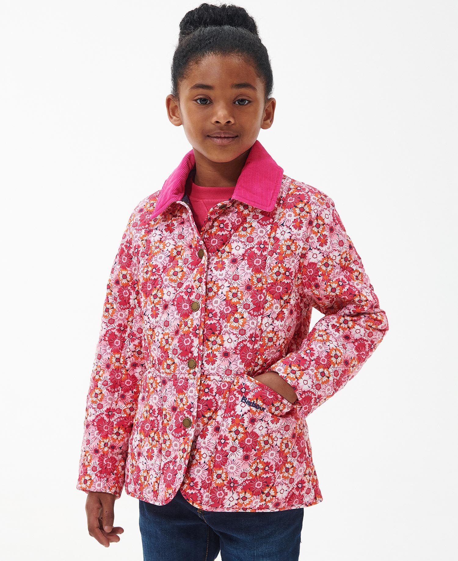 Girls floral jacket sale