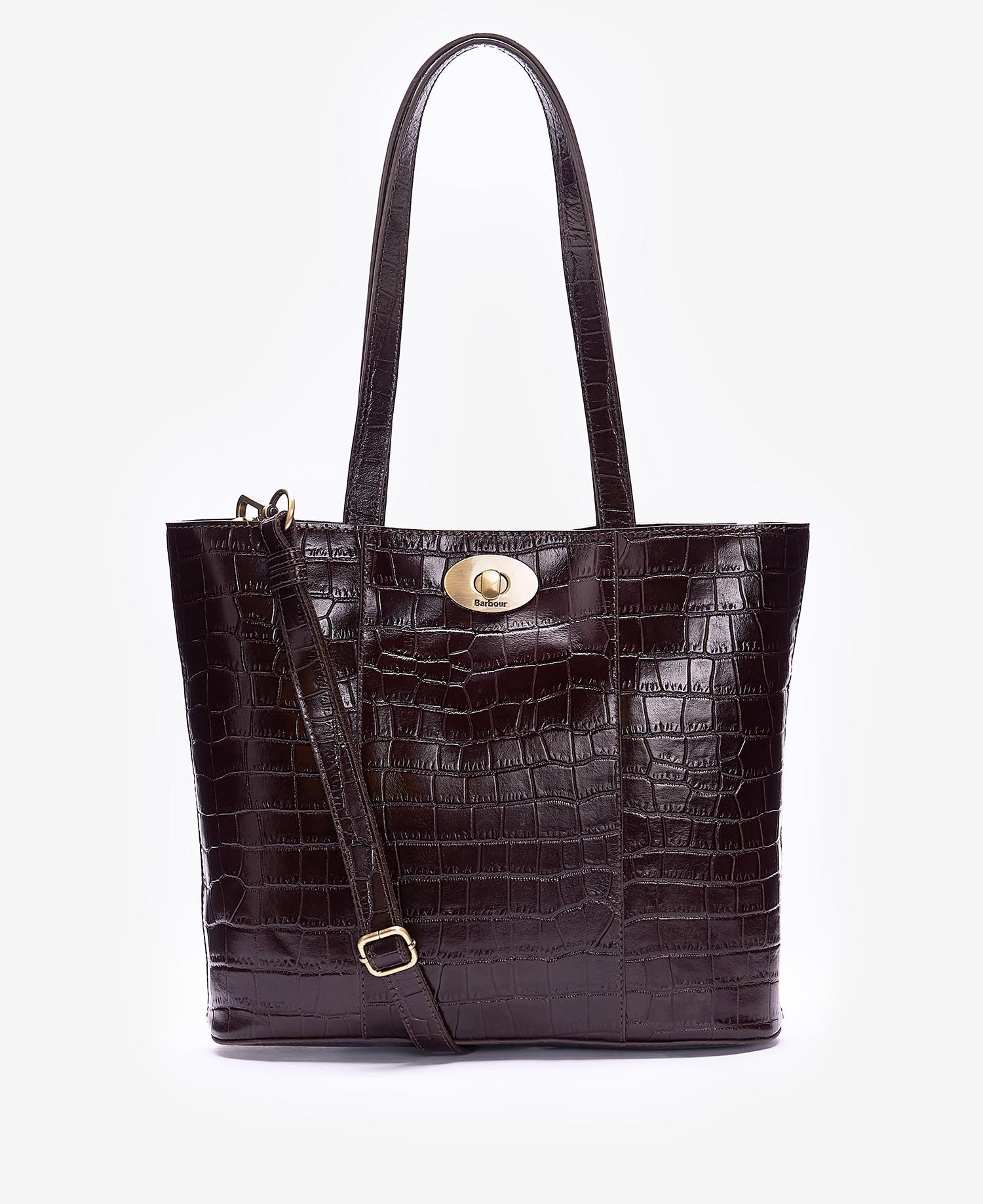 Shop the Barbour Eilein Leather Tote Bag in Purple today. Barbour
