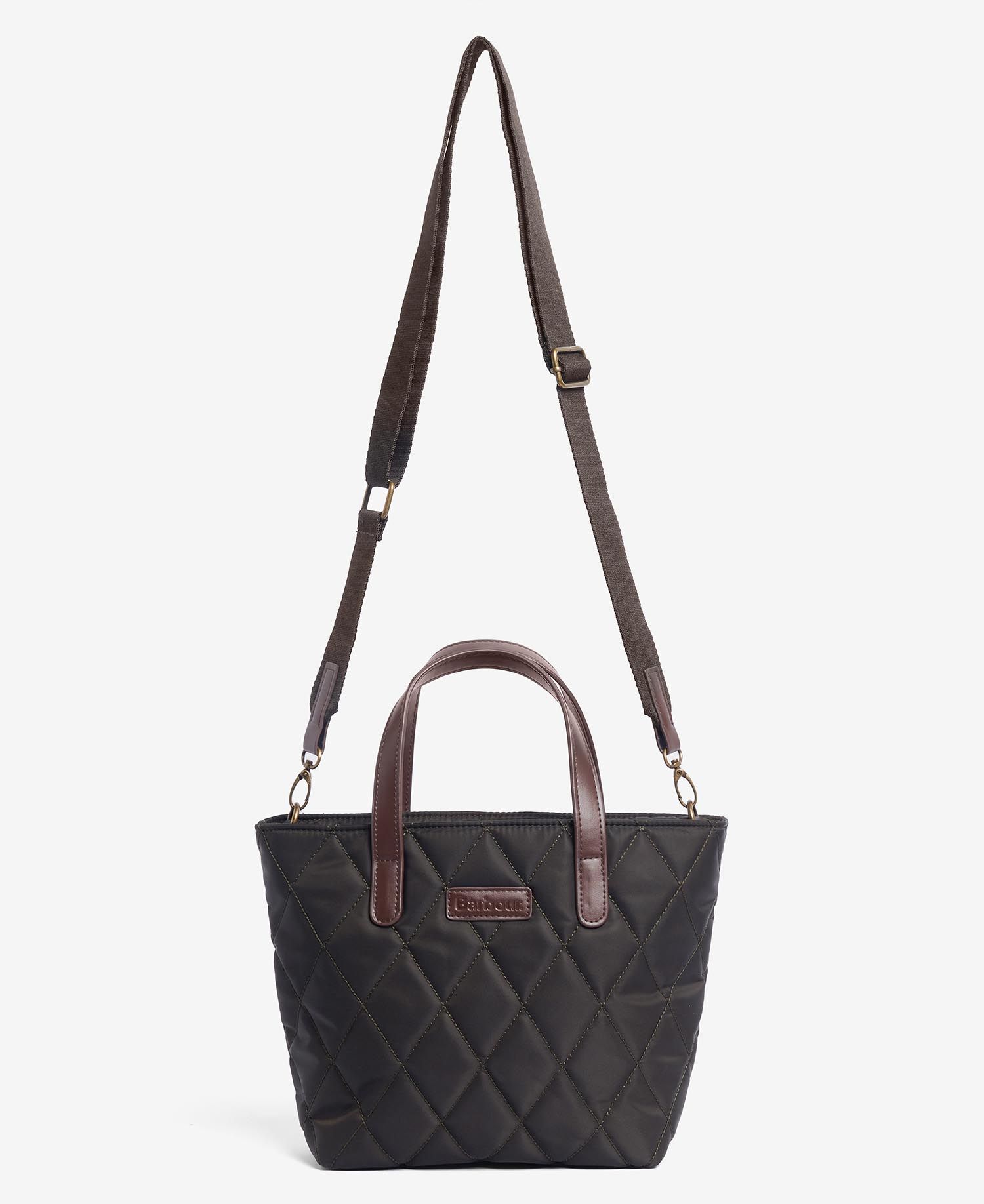 Shop the Barbour Quilted Mini Tote Bag in Green today. Barbour