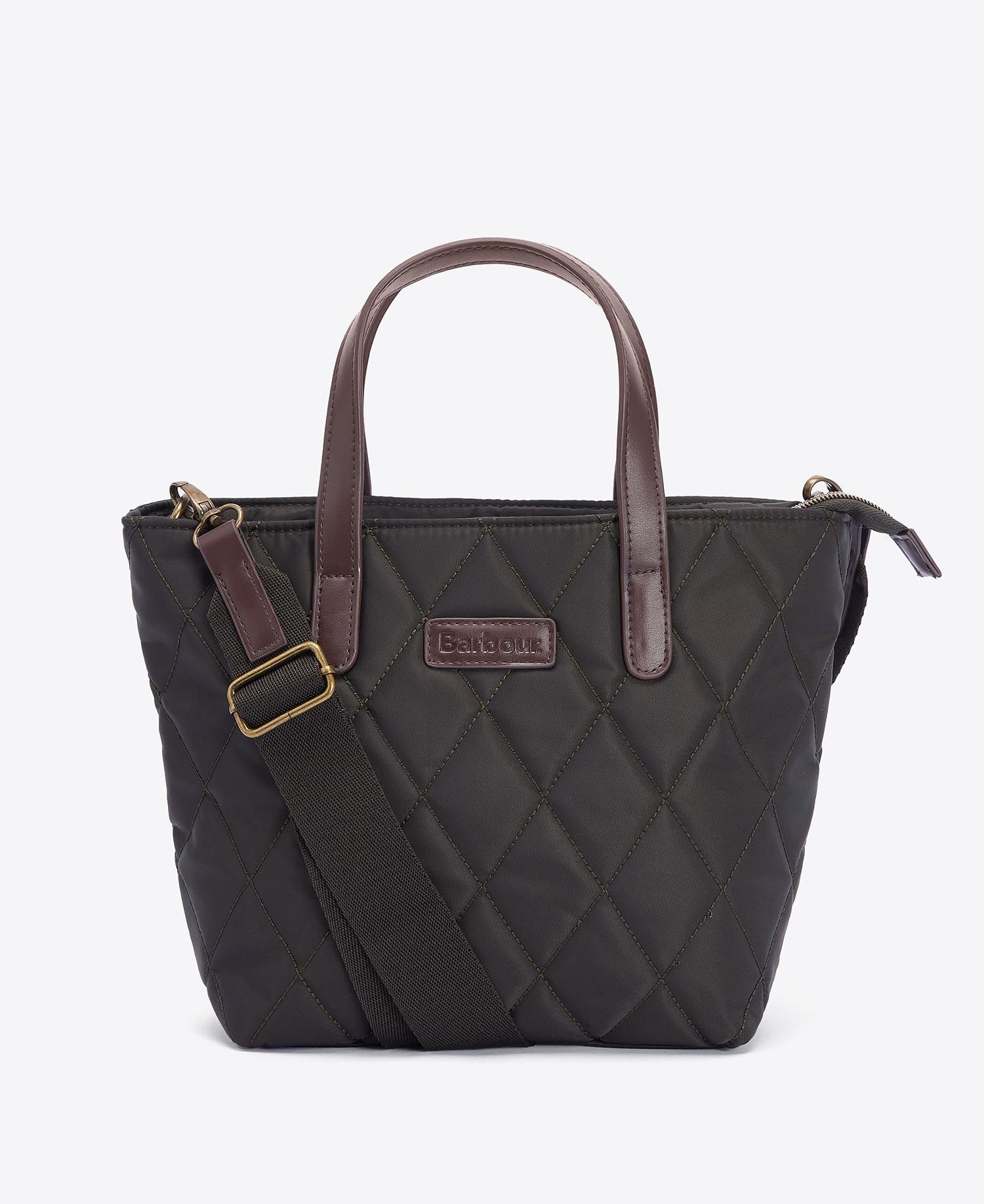 Shop the Barbour Quilted Mini Tote Bag in Green today. Barbour