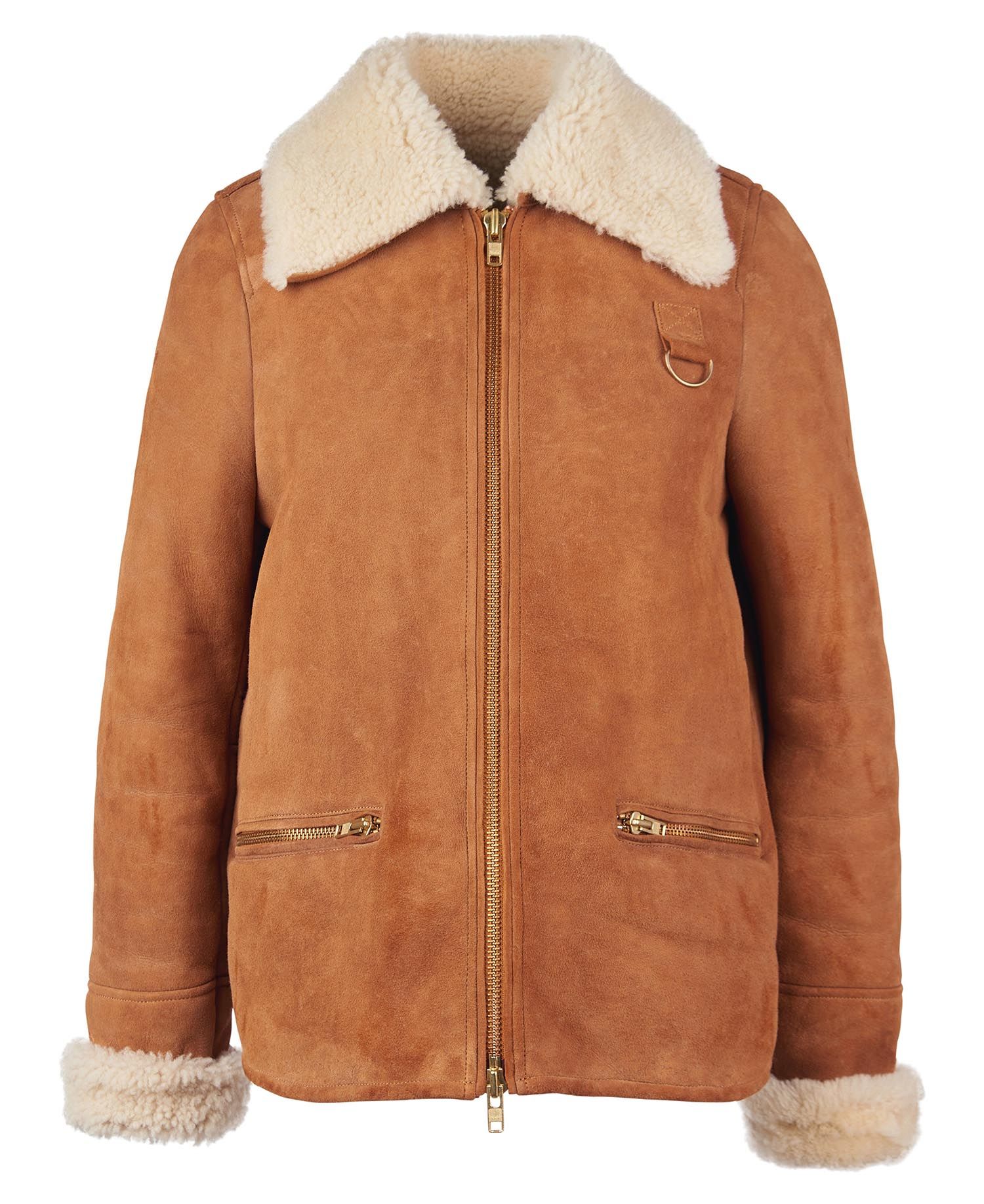 Barbour sheepskin outlet jacket
