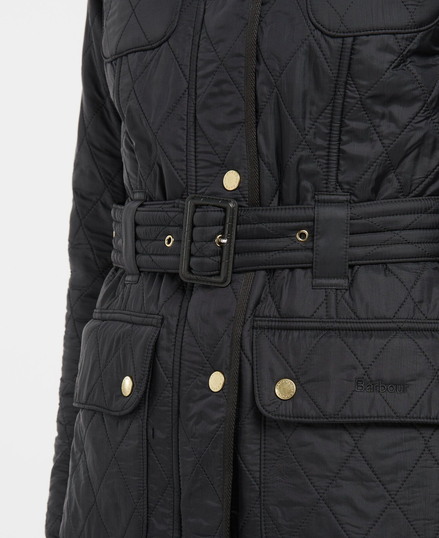 Interpreteren vervangen marathon B.Intl International Polarquilt Jacket in Black | Barbour