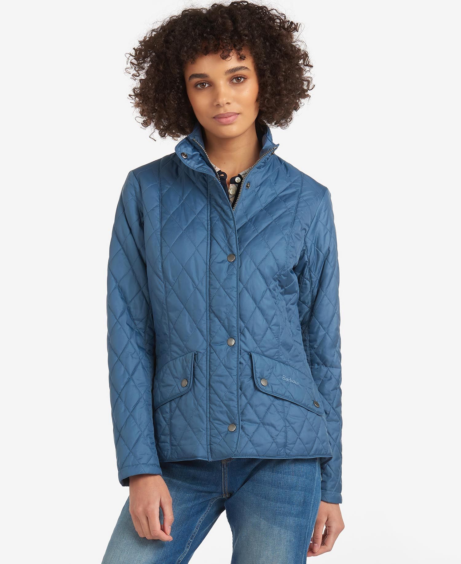 Flyweight Cavalry Quilt in Blue | Barbour