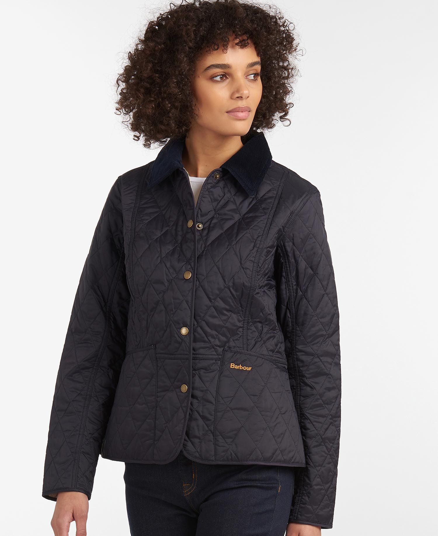 Barbour Summer Liddesdale Quilt in Navy Barbour