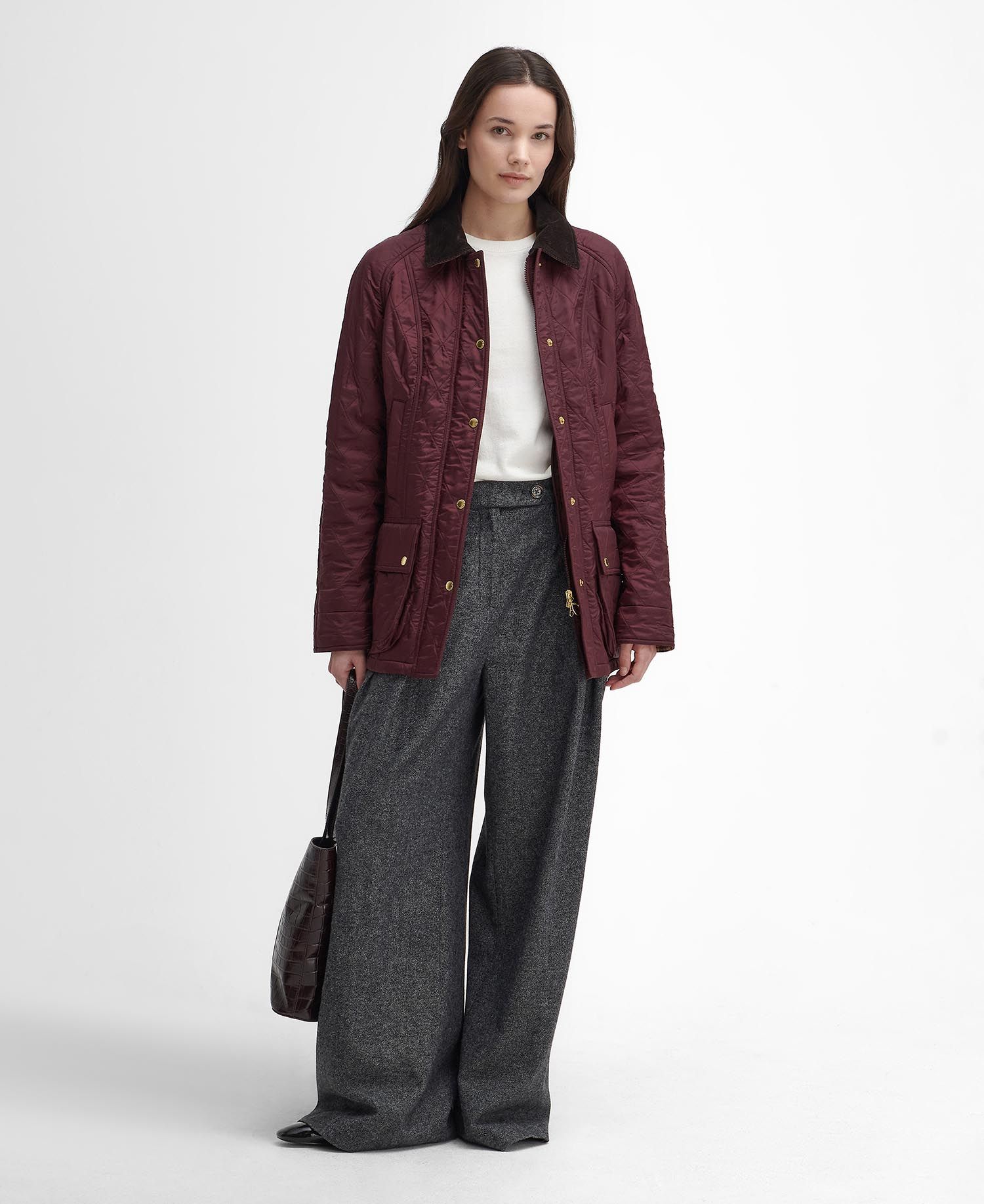 Shop the Barbour Beadnell Polarquilt Jacket in Purple today. Barbour