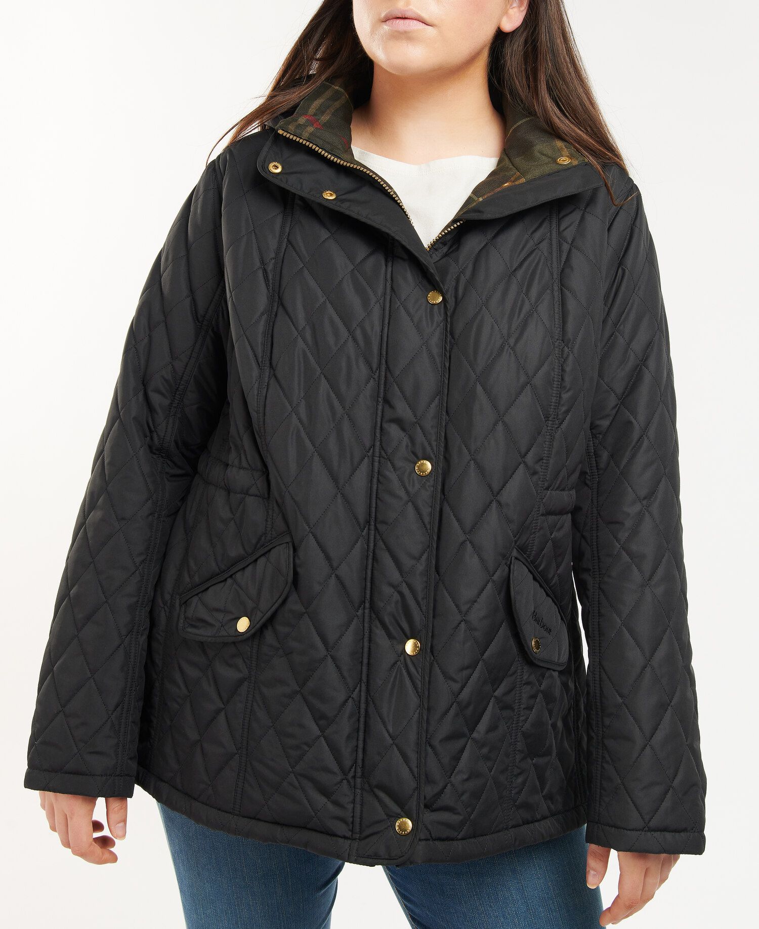 Barbour millfire diamond quilted jacket hot sale