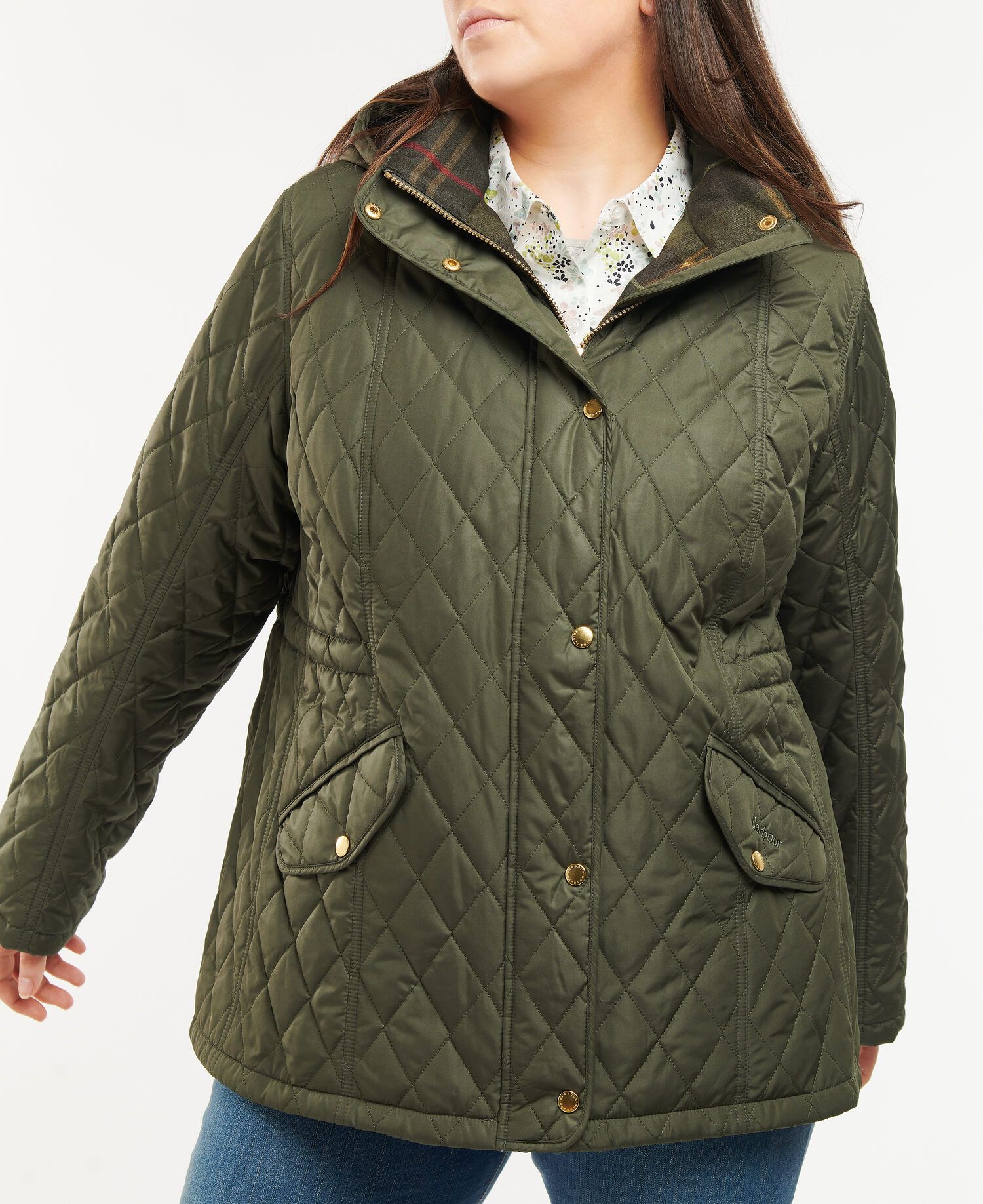 Barbour ladies green sales quilted jacket