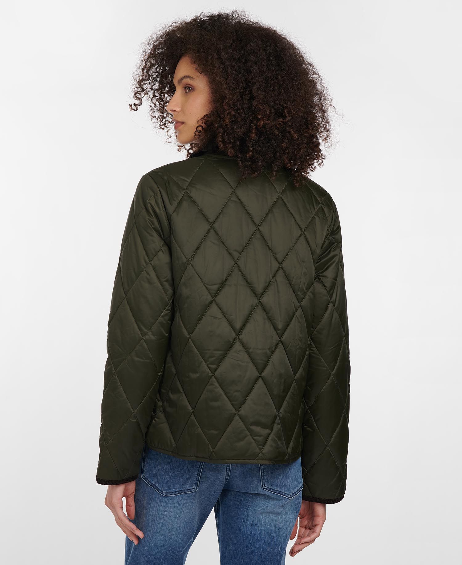 Barbour Linhope Quilted Jacket - Sage/Classic - 10 | Barbour