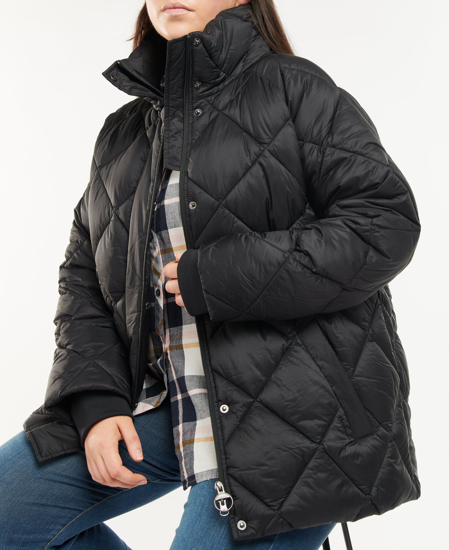 Shop Barbour Hoxa Size Quilted Jacket today.