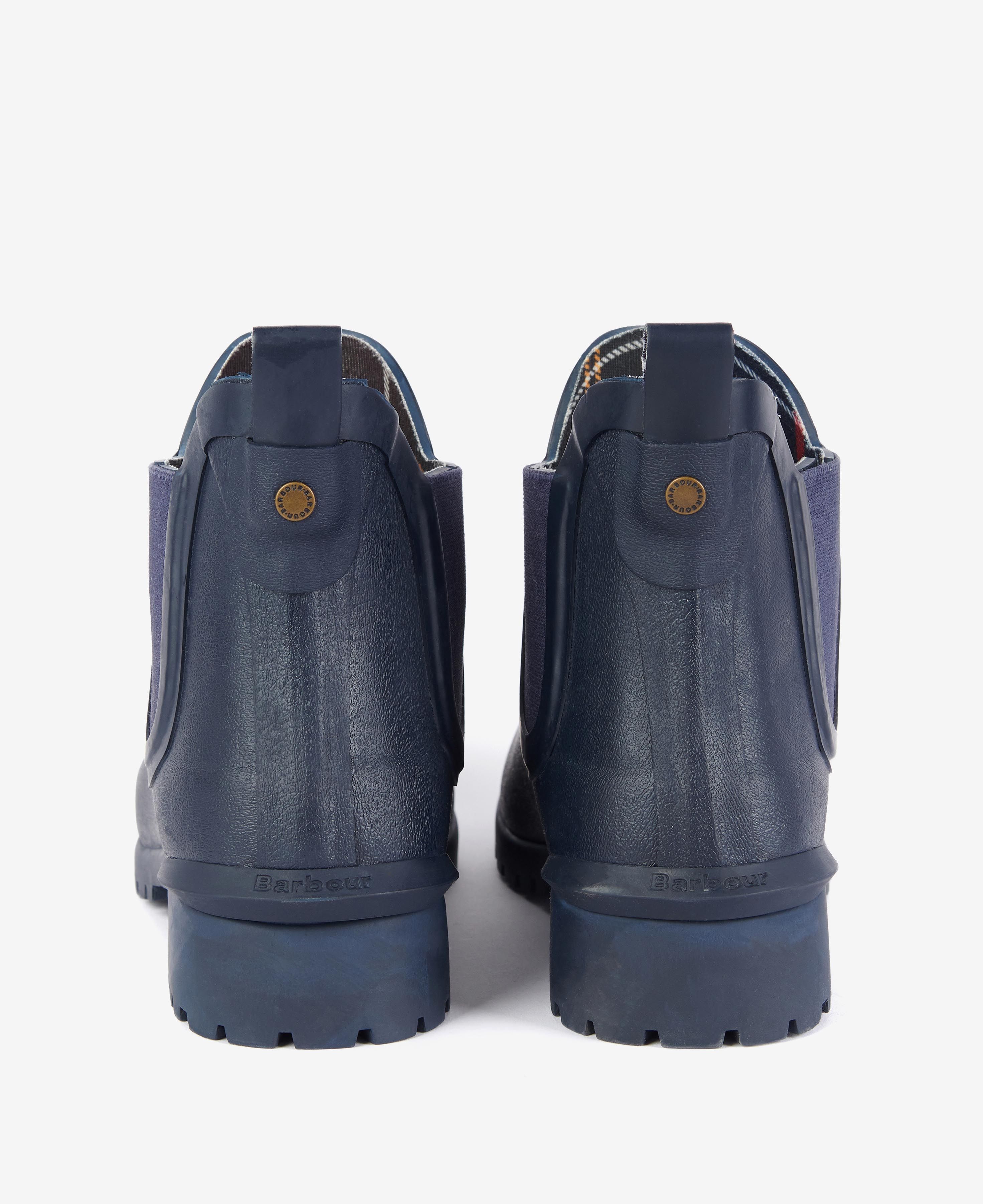 Barbour Wilton Wellingtons in Navy | Barbour