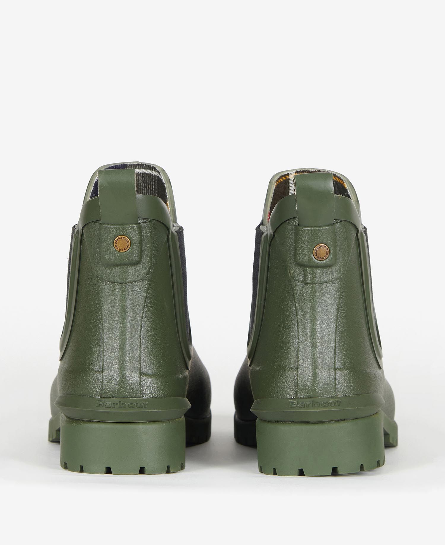 Barbour Wilton Wellingtons in Olive | Barbour