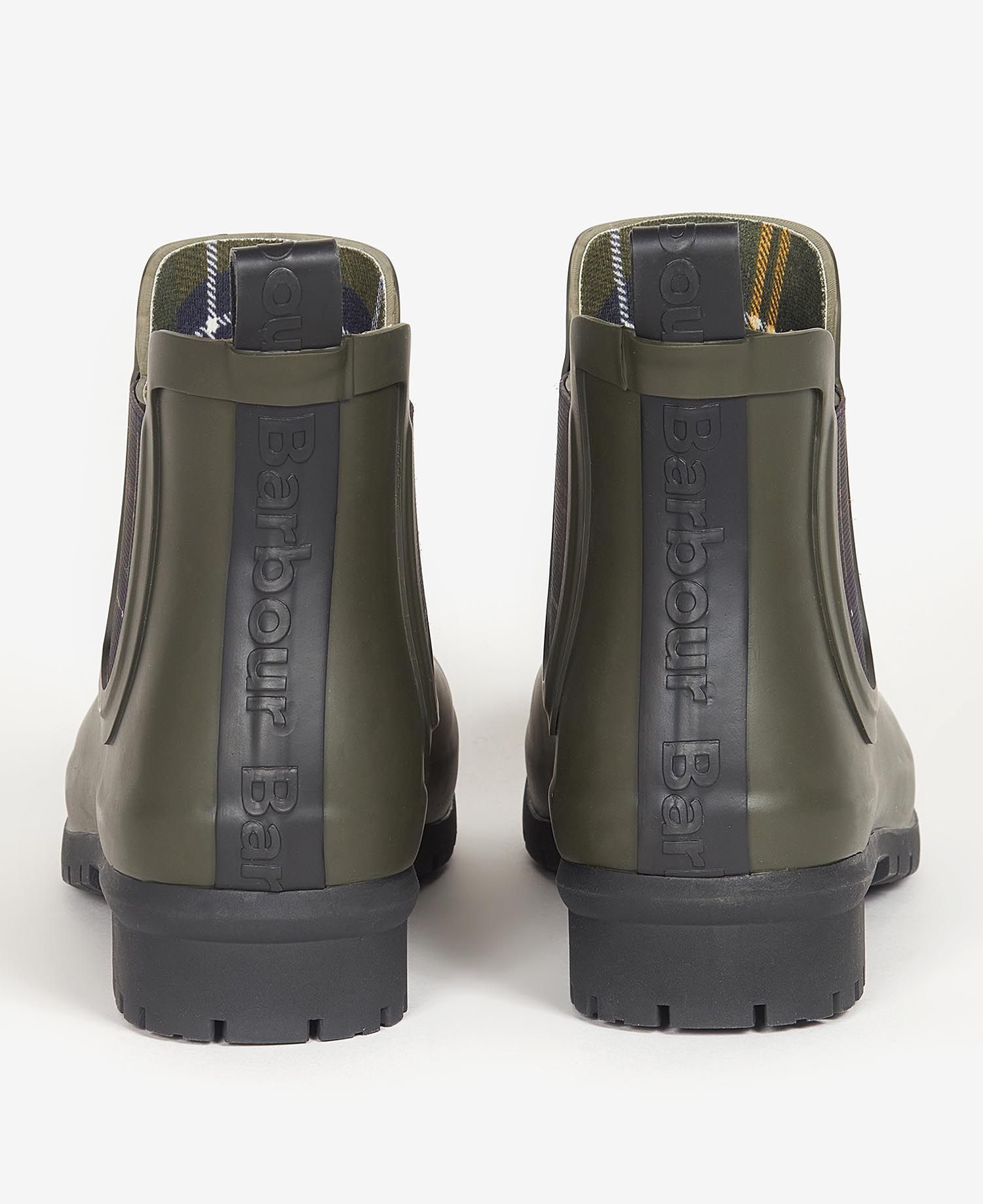 Buy the Barbour Kingham Wellingtons in Olive | Barbour