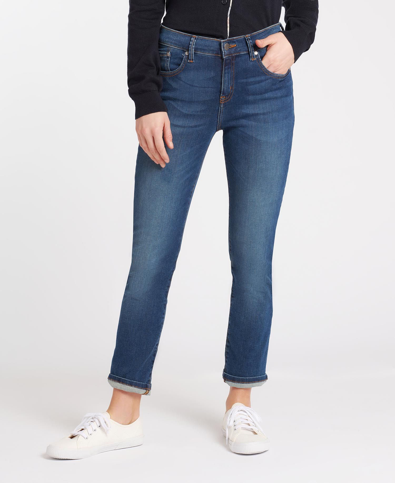 Barbour Essential Slim Jean in Blue Barbour