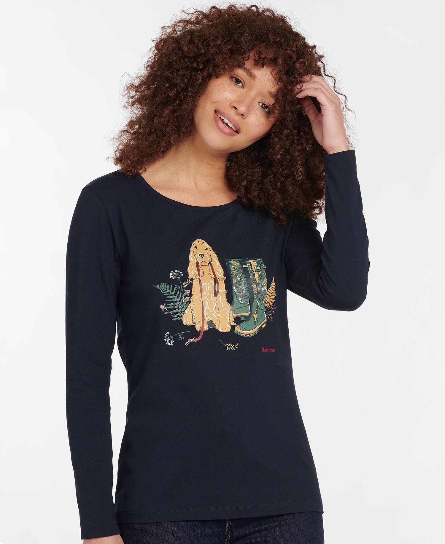 Barbour long sleeve top 2025