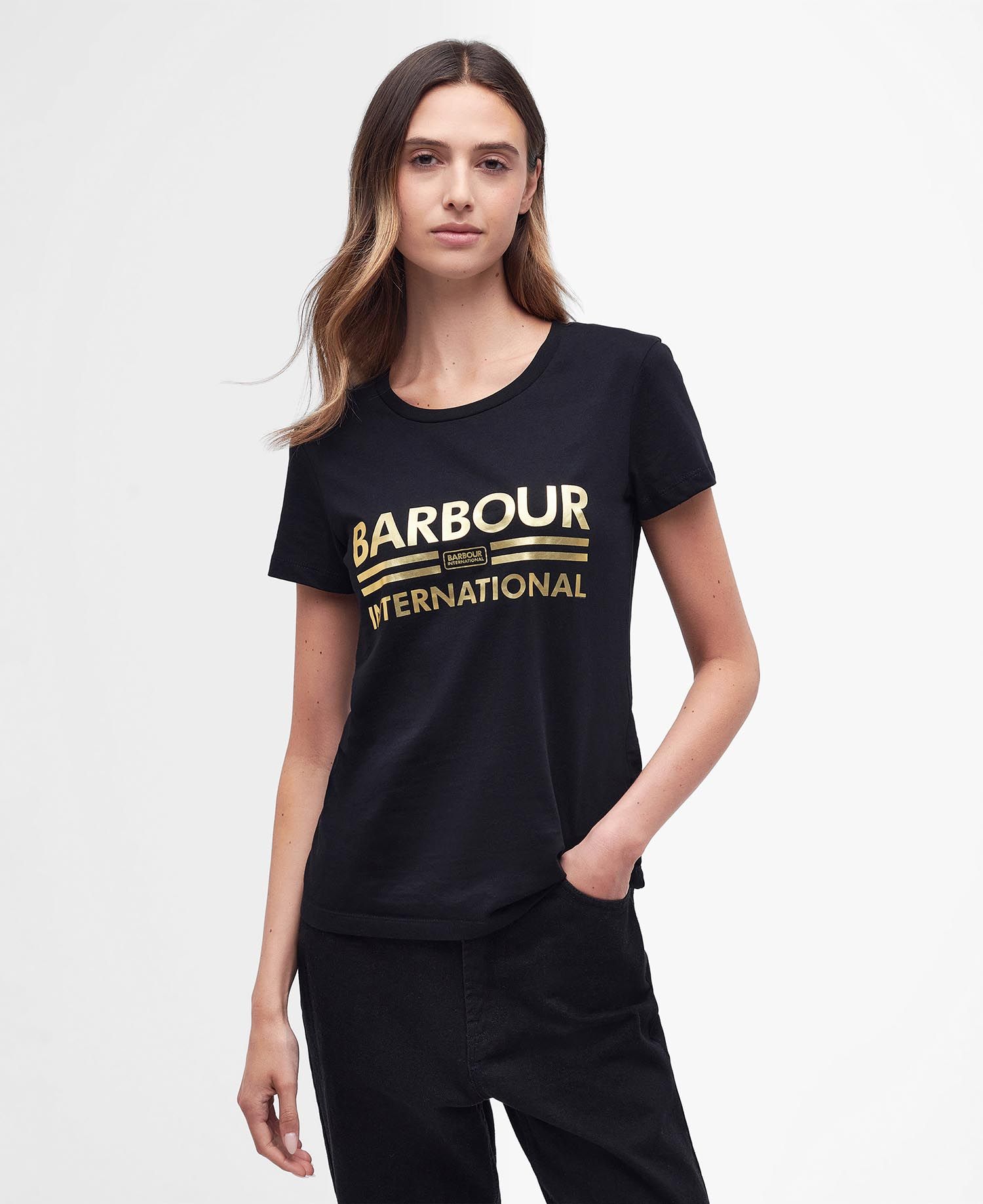 Barbour international hotsell t shirt