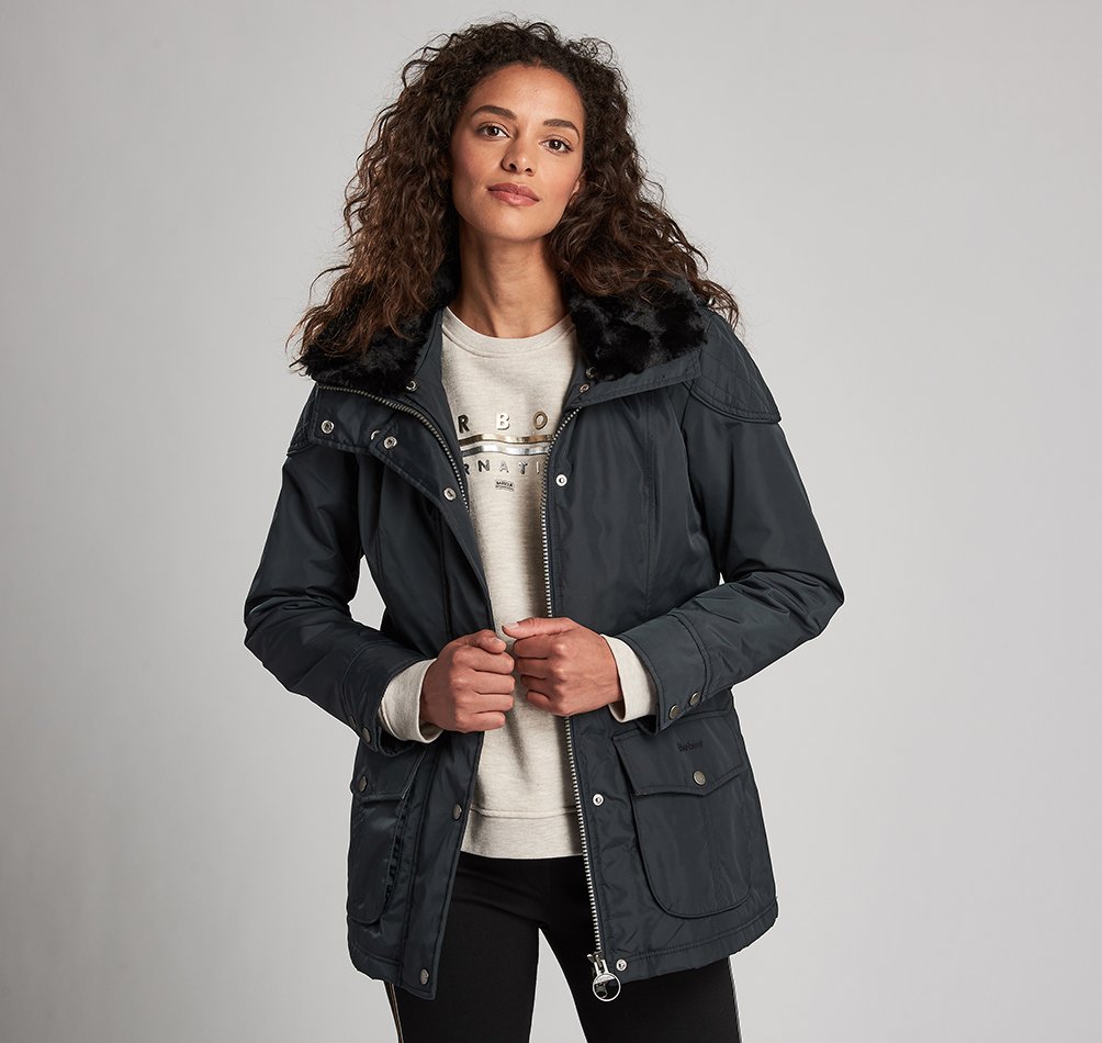 Barbour outlet outlaw black