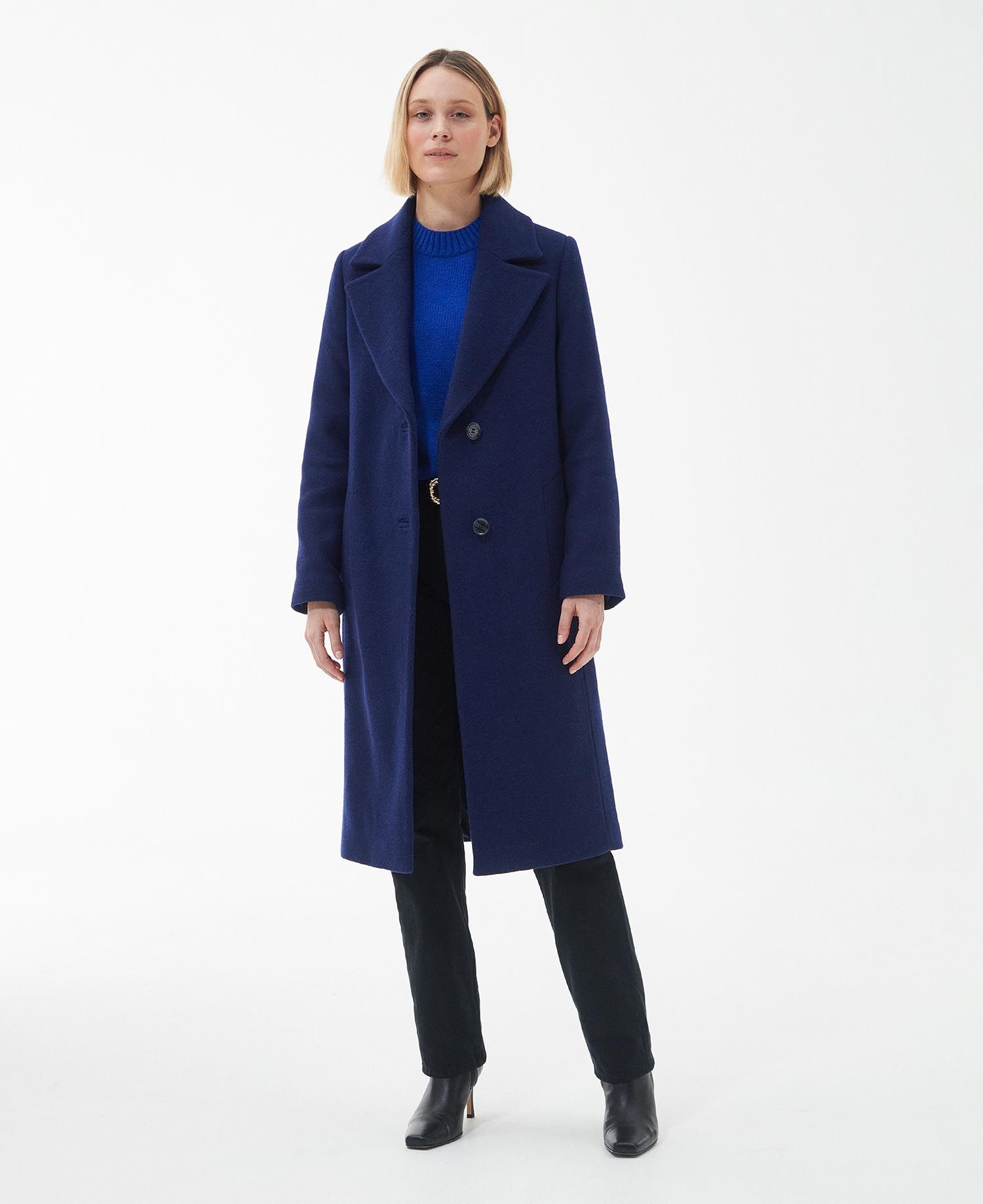 Shop the Barbour Angelina Wool Jacket in Blue today. Barbour
