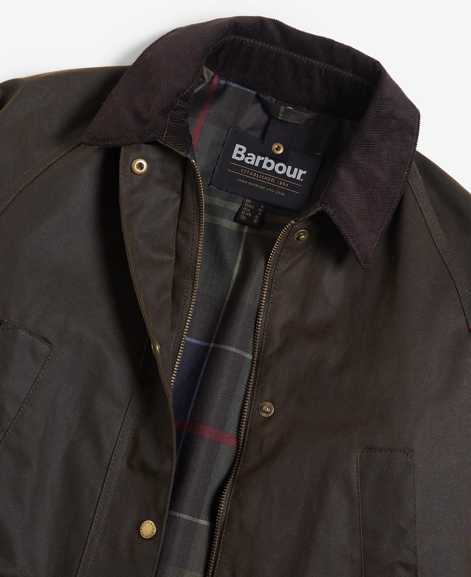 Barbour acorn navy shop