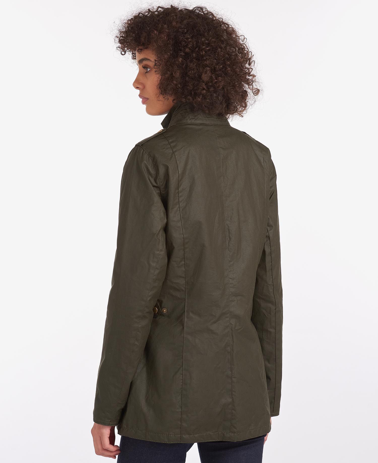 Barbour lightweight norfolk waxed cotton jacket on sale