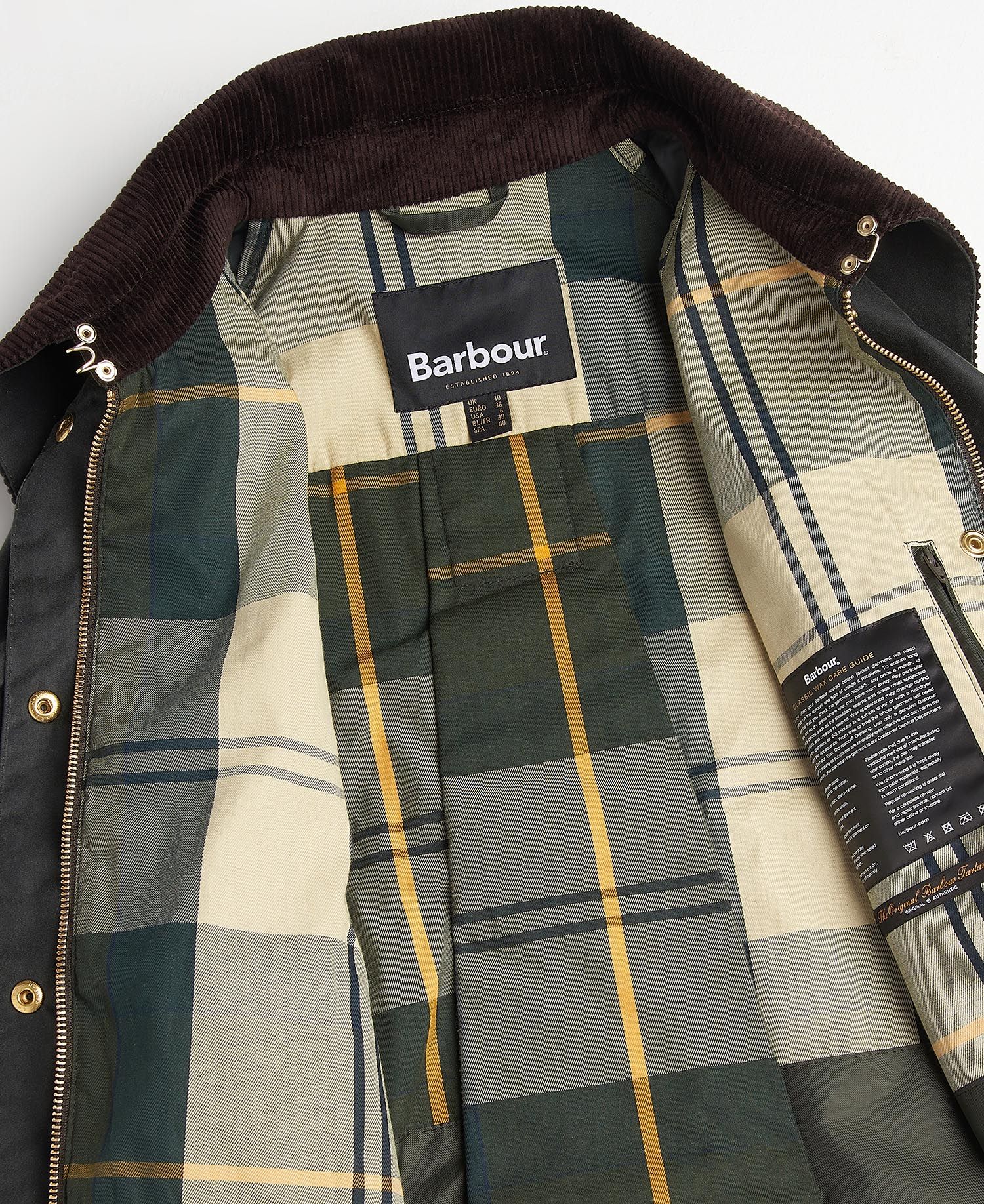 Shop the Barbour Catton Wax Jacket in Green today. | Barbour
