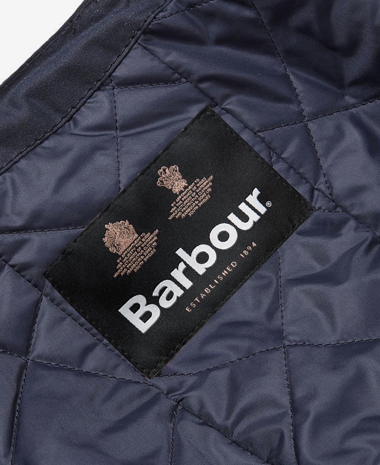 Barbour Waxed Storm Hood in Navy | Barbour