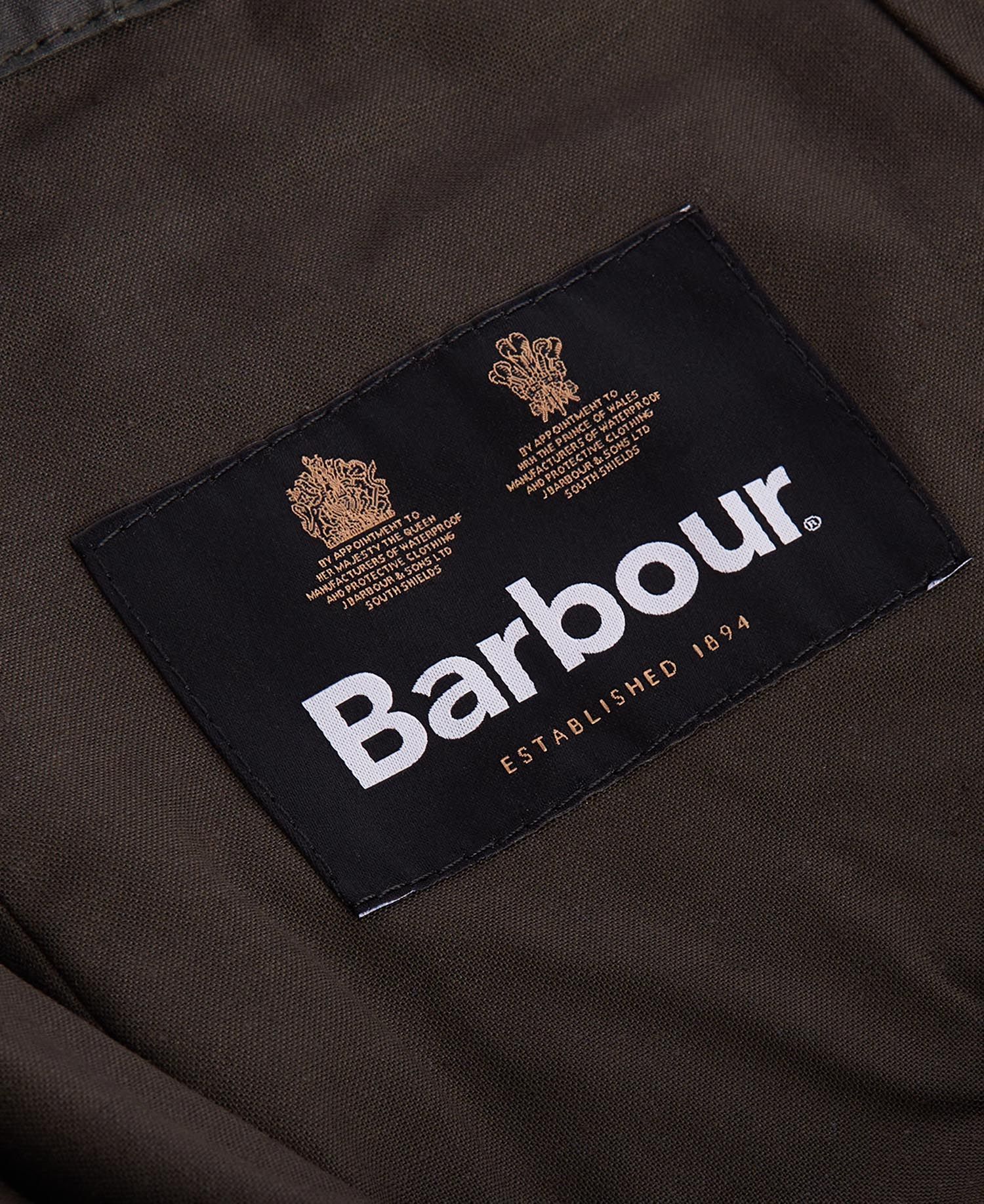 Barbour Waxed Cotton Plain Hood in Sage | Barbour