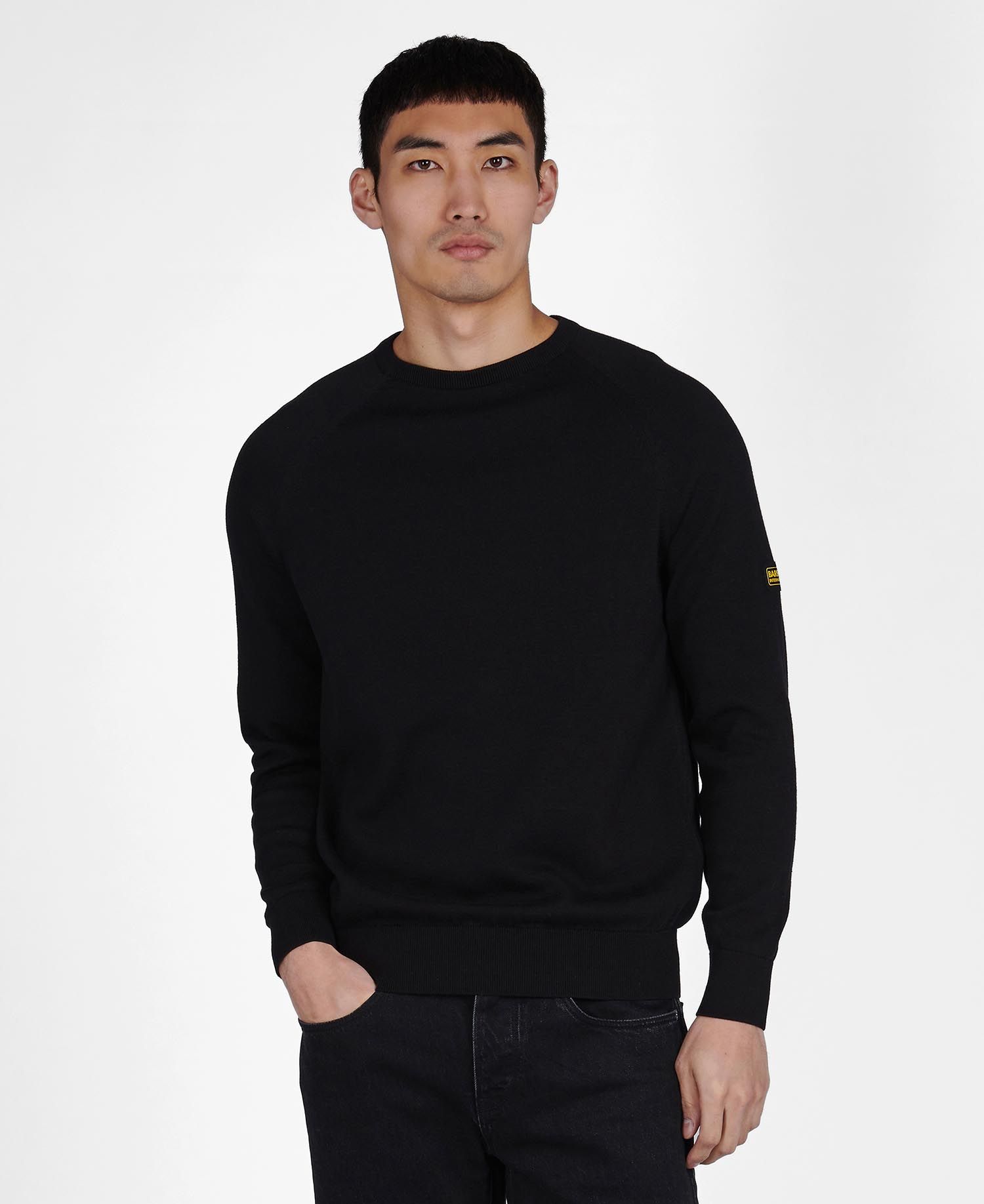 Barbour crew neck sweatshirt sales