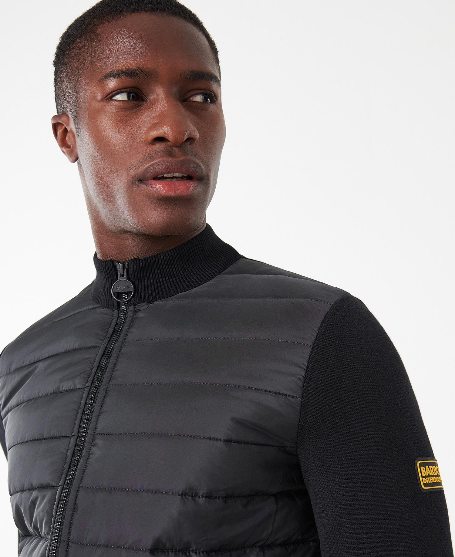 Barbour baffle sale zip jacket