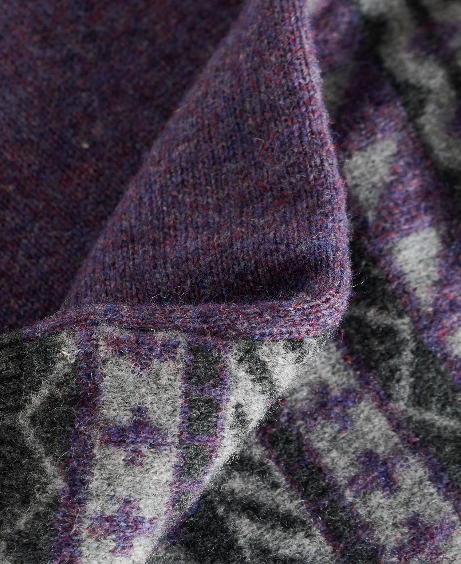 Barbour wool jacket purple cheap