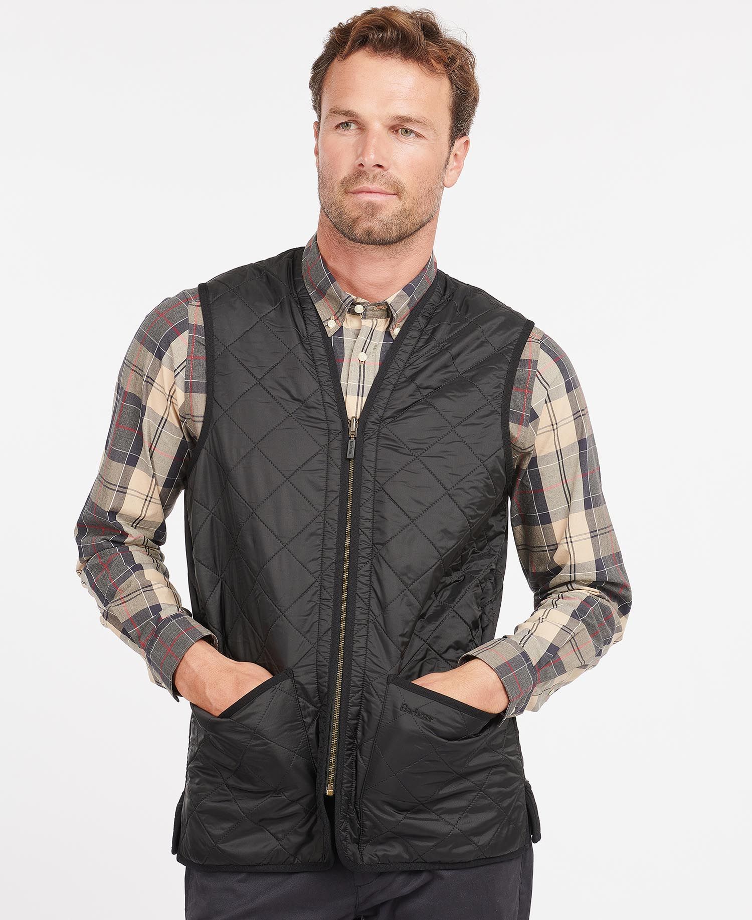 Barbour quilted vest men store