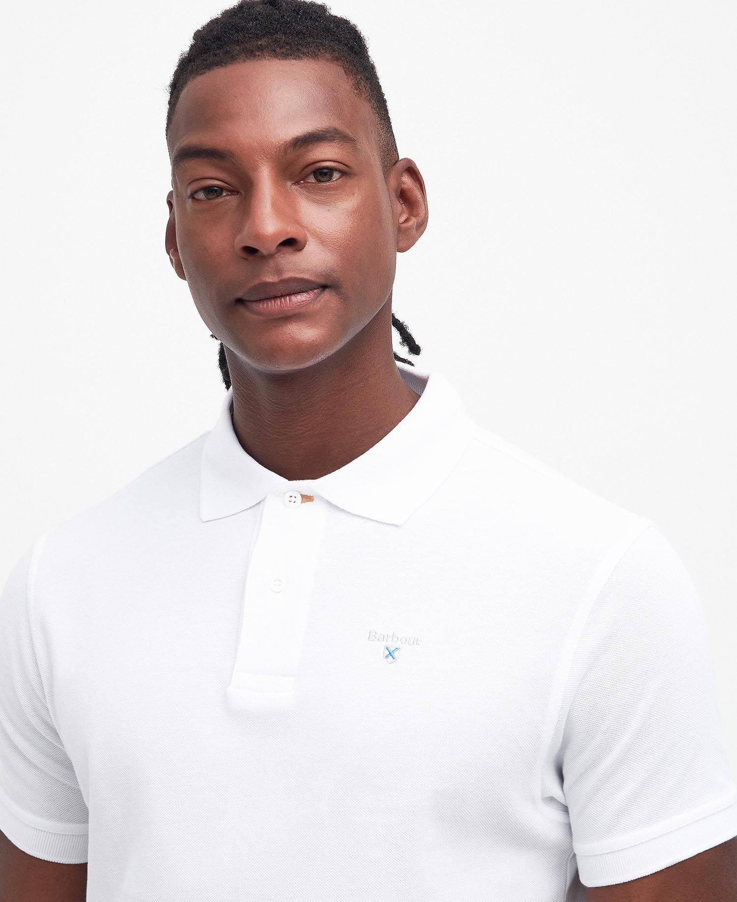Barbour Sports Polo in White | Barbour