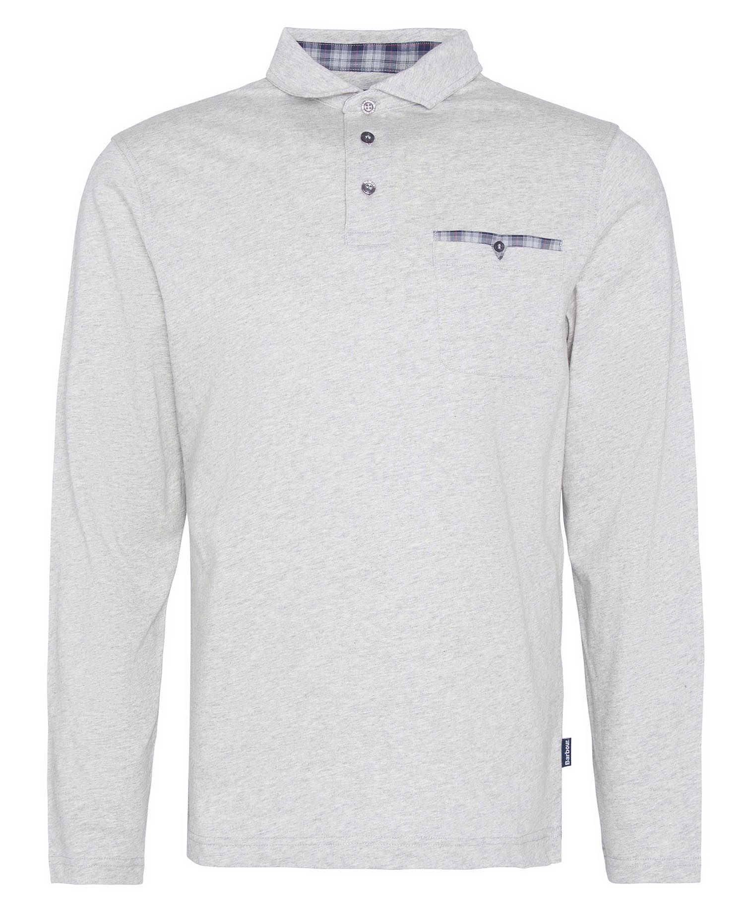 Shop the Barbour Corpatch Long Sleeved Polo Shirt in Grey today. Barbour
