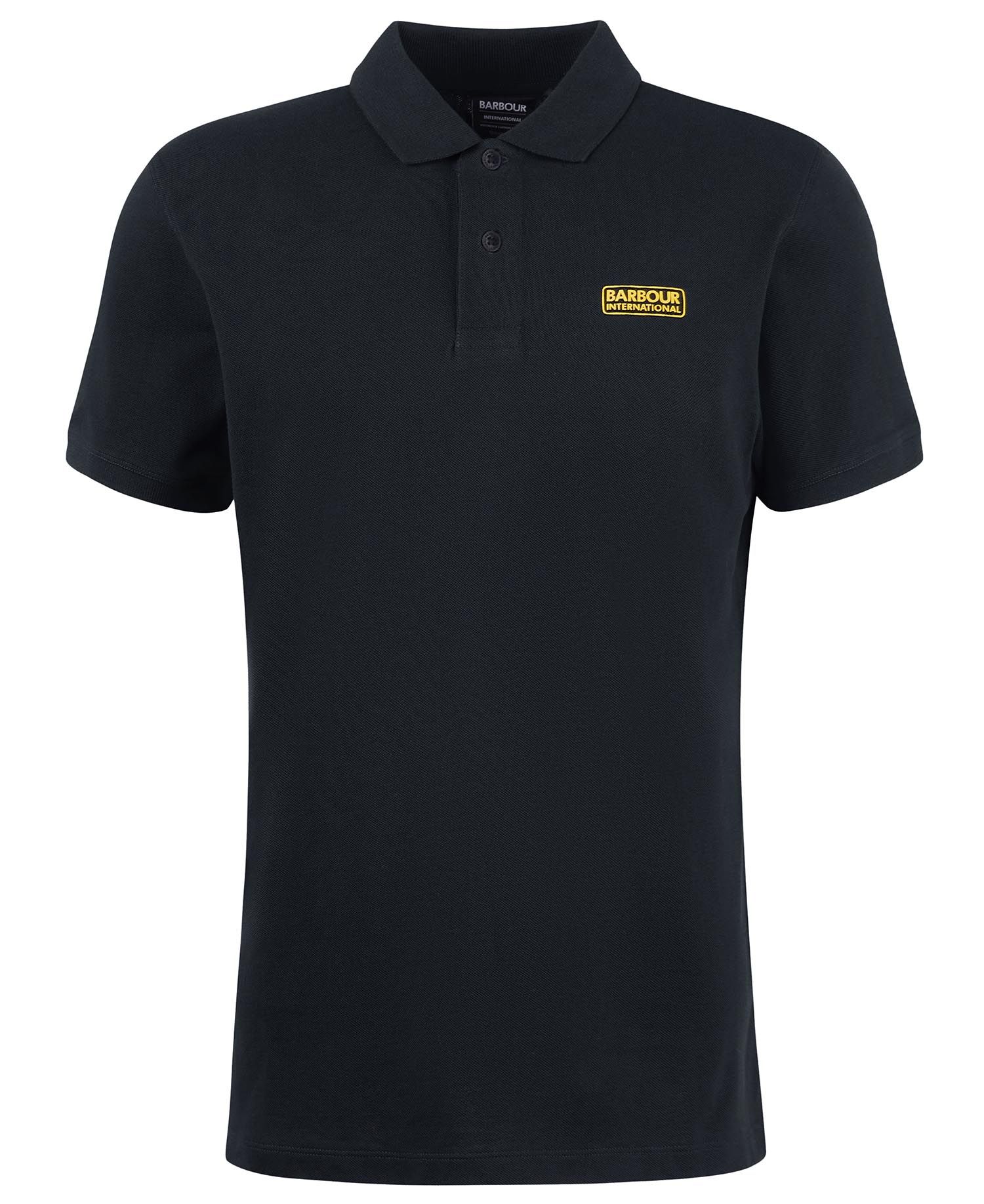 Black barbour hotsell polo