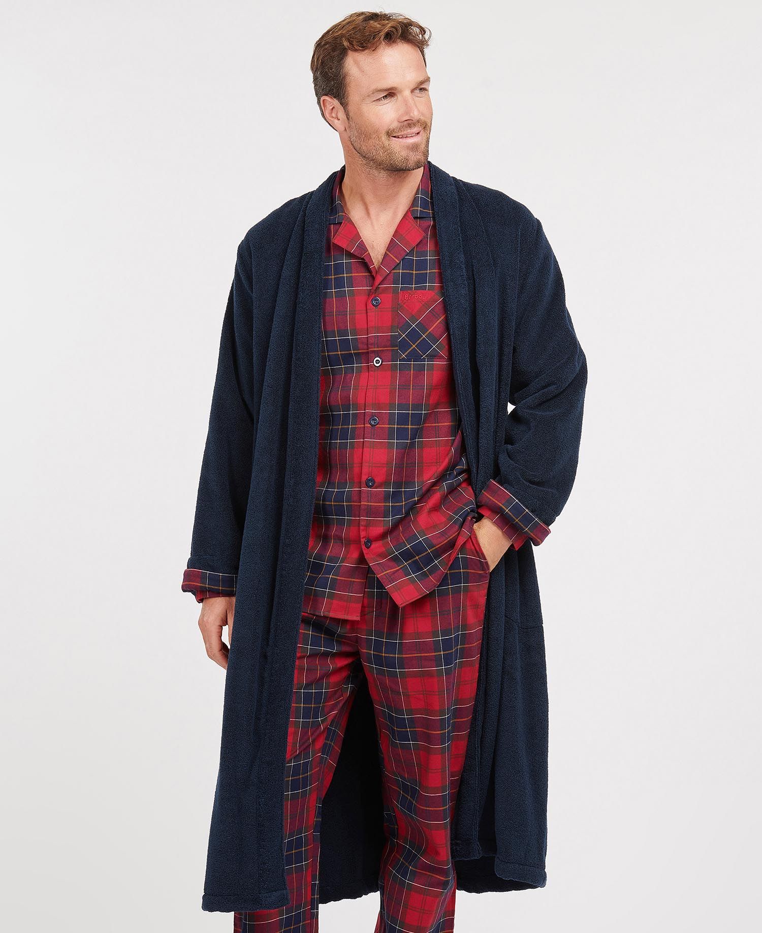 Barbour dressing gown deals mens