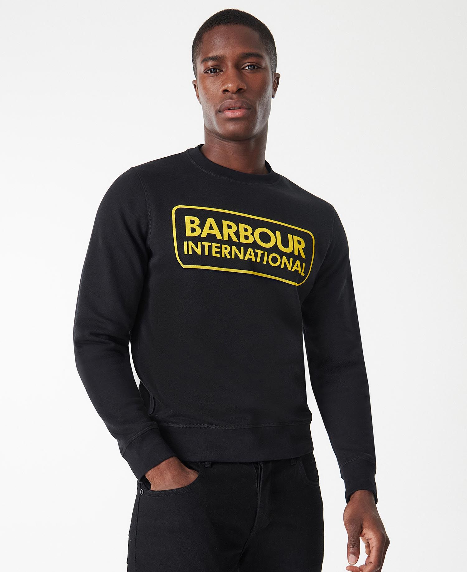 Barbour shop black sweatshirt