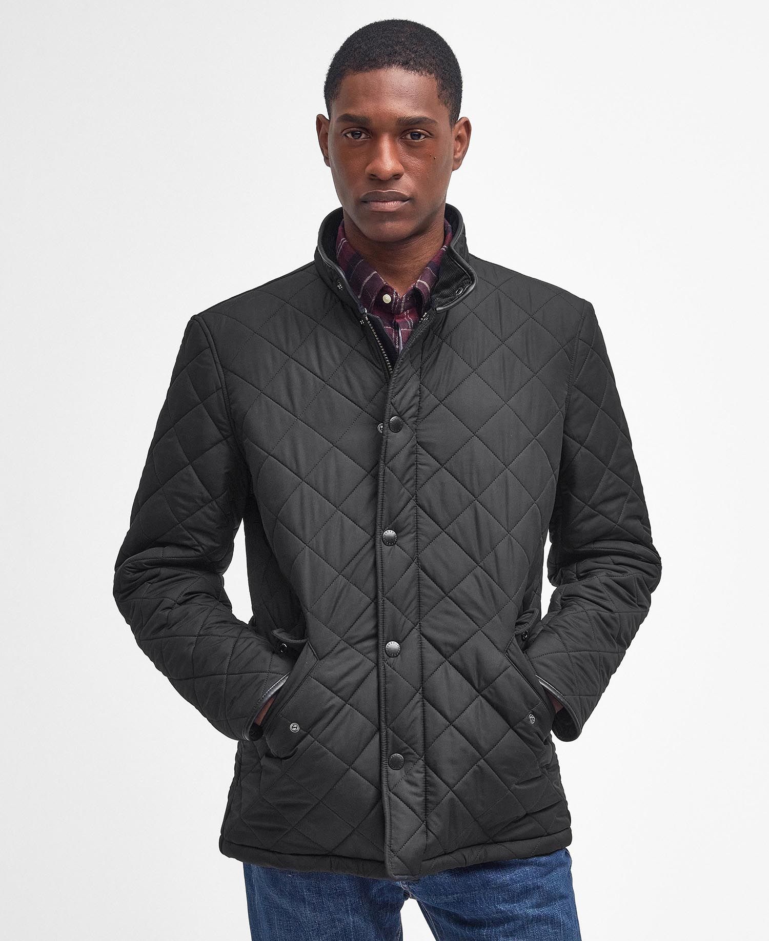 Barbour Powell Quilt in Black Barbour