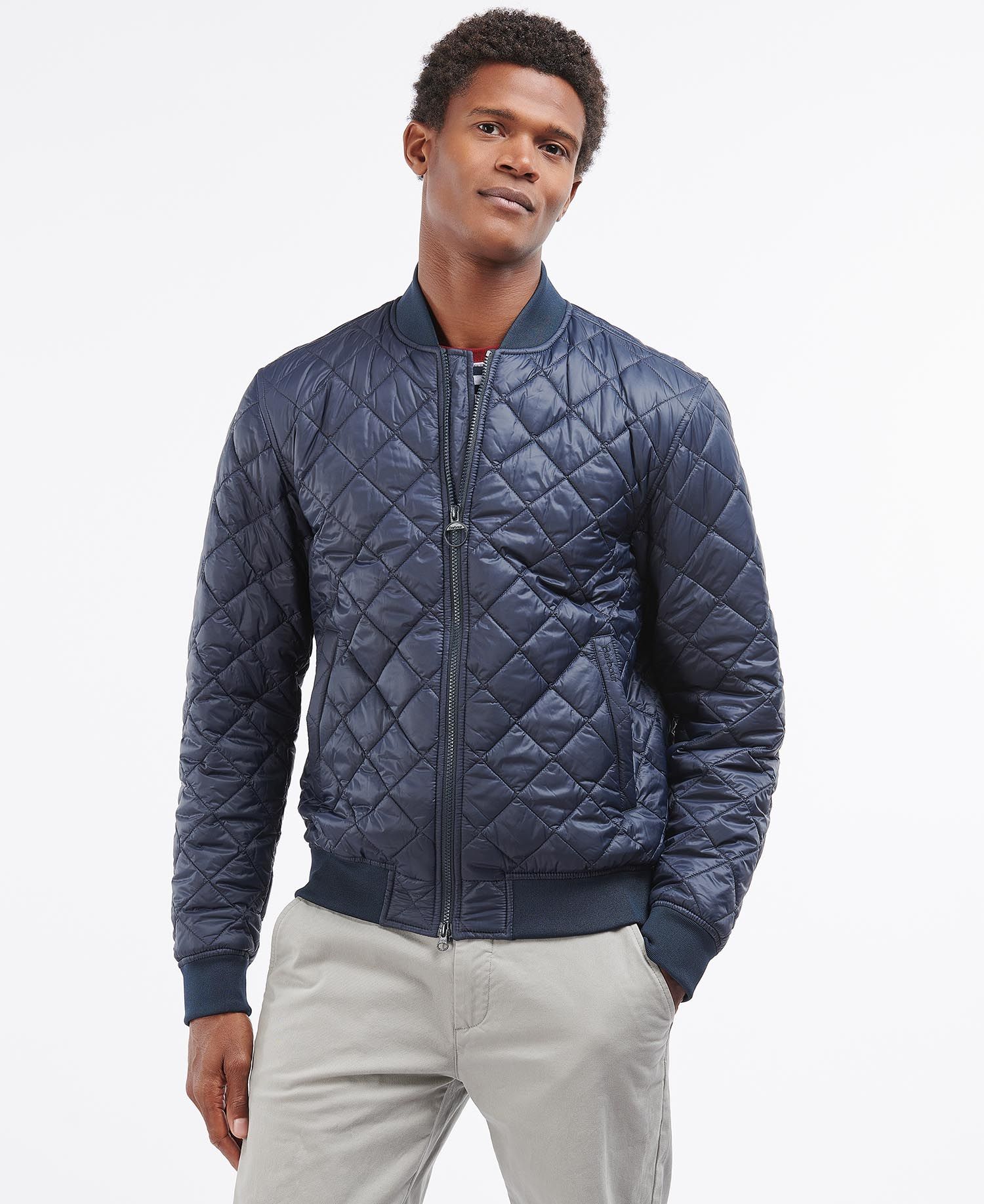 flaskehals Robust mandig Shop the Barbour Galento Quilted Jacket in Navy | Barbour