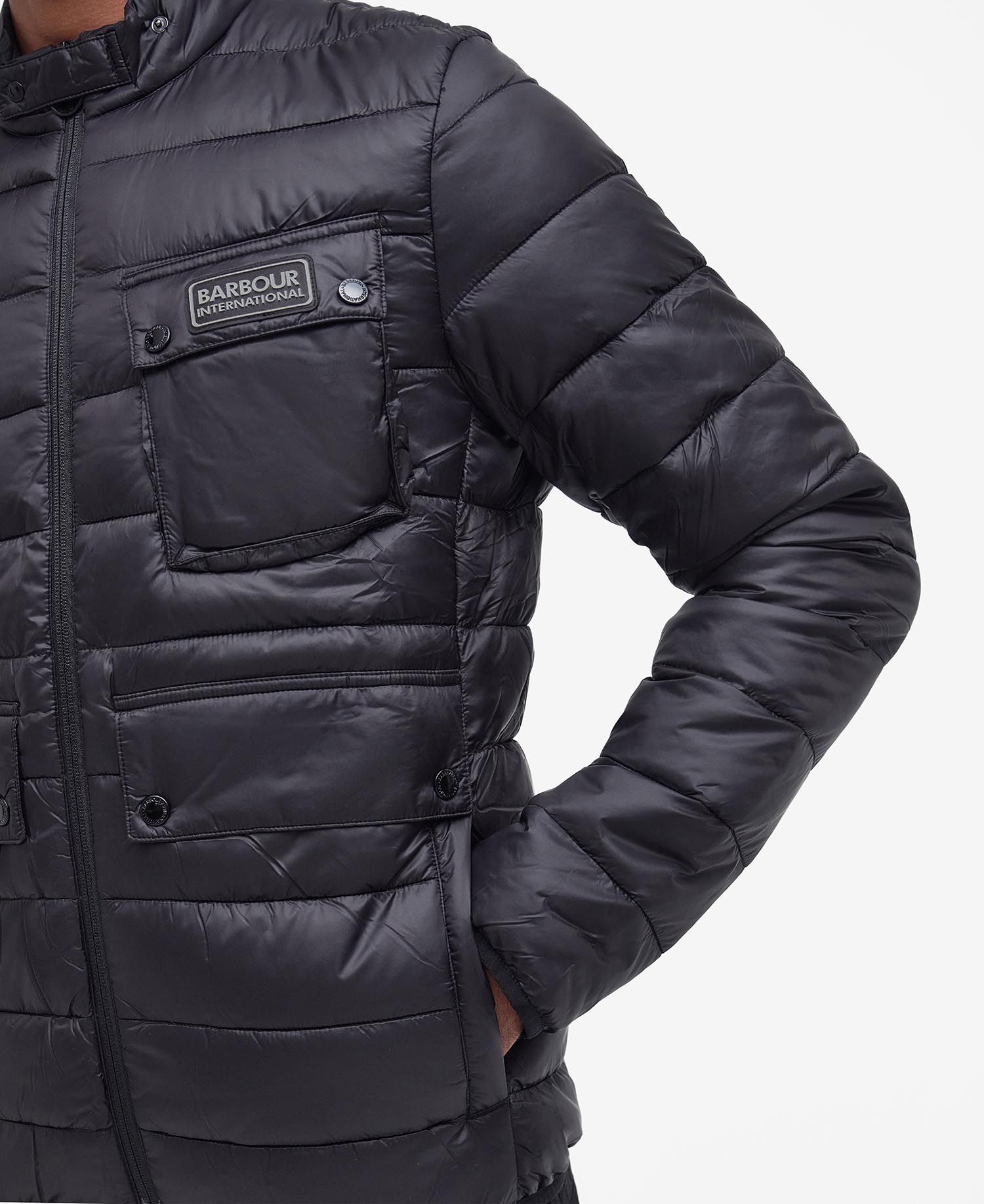Shop the B.Intl Bowsden Baffle Quilted Jacket today. | Barbour