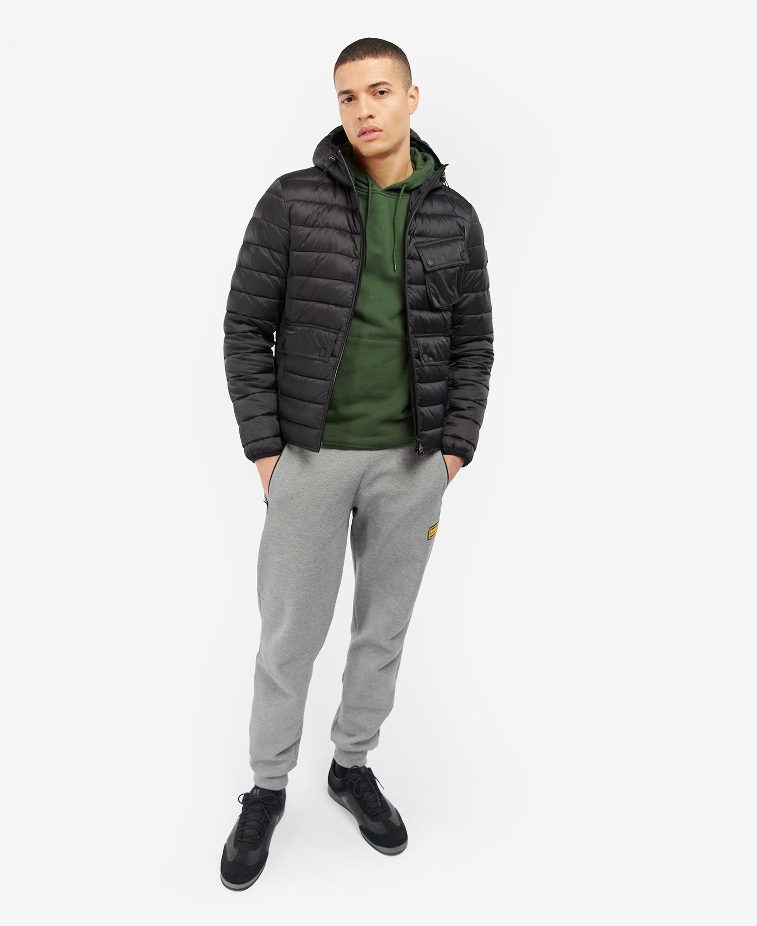 Shop the B.Intl Racer Ouston Hooded Quilted Jacket today. Barbour