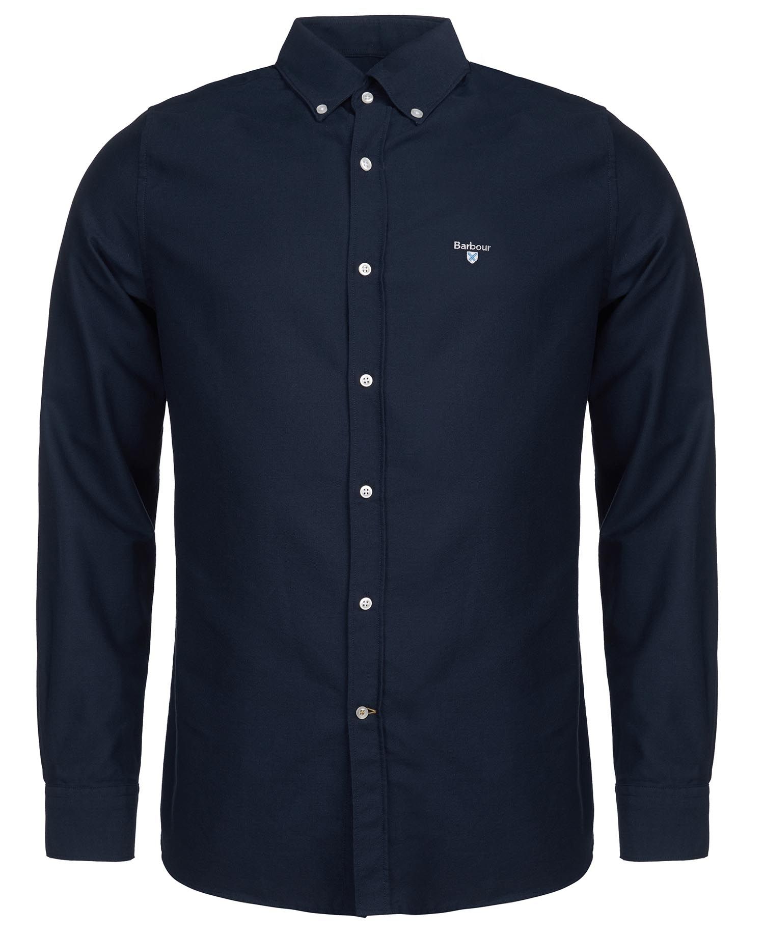 Barbour Oxford 3 Tailored Shirt in Navy | Barbour