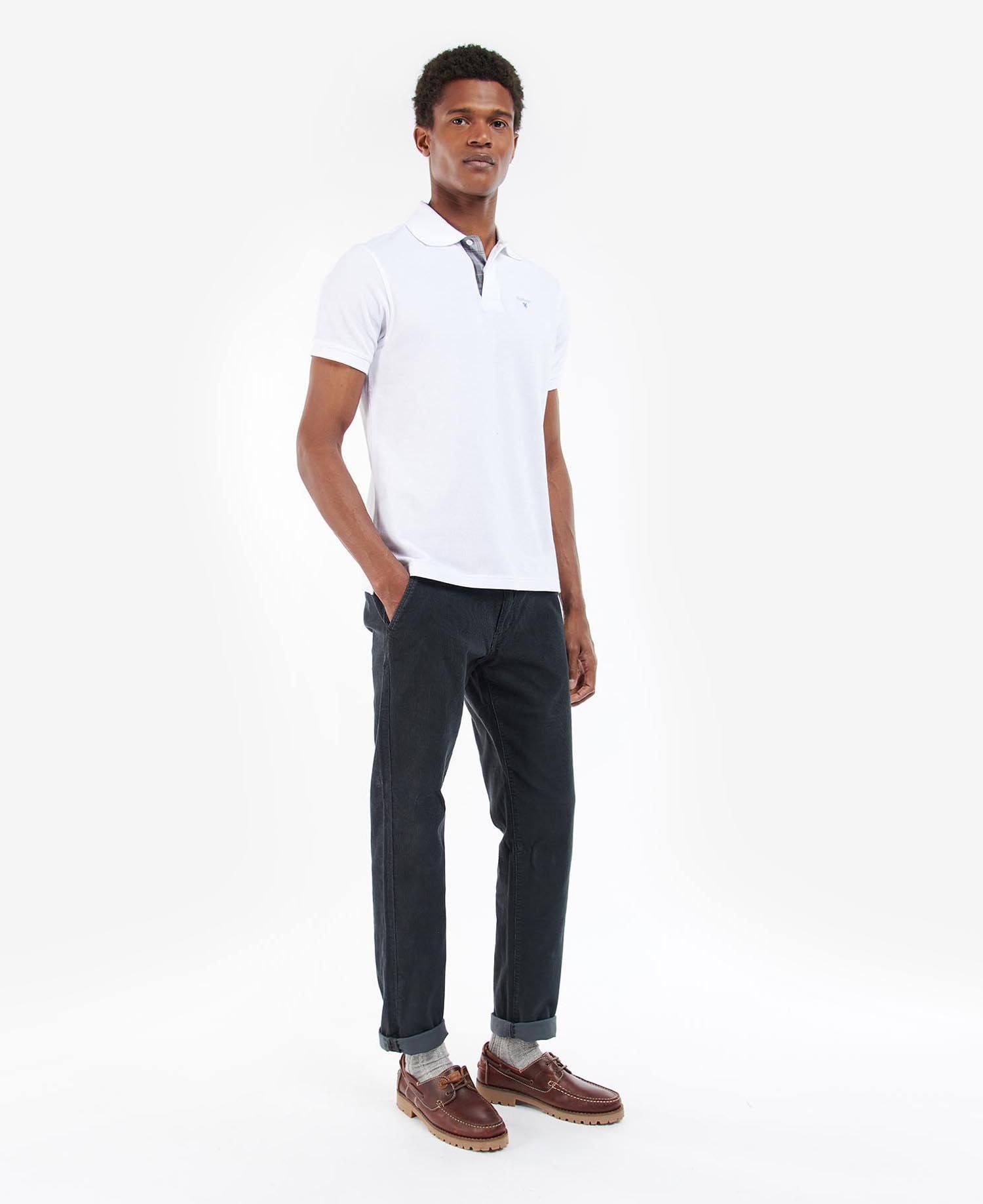 Barbour Neuston Stretch Cord Trousers in Blue Barbour