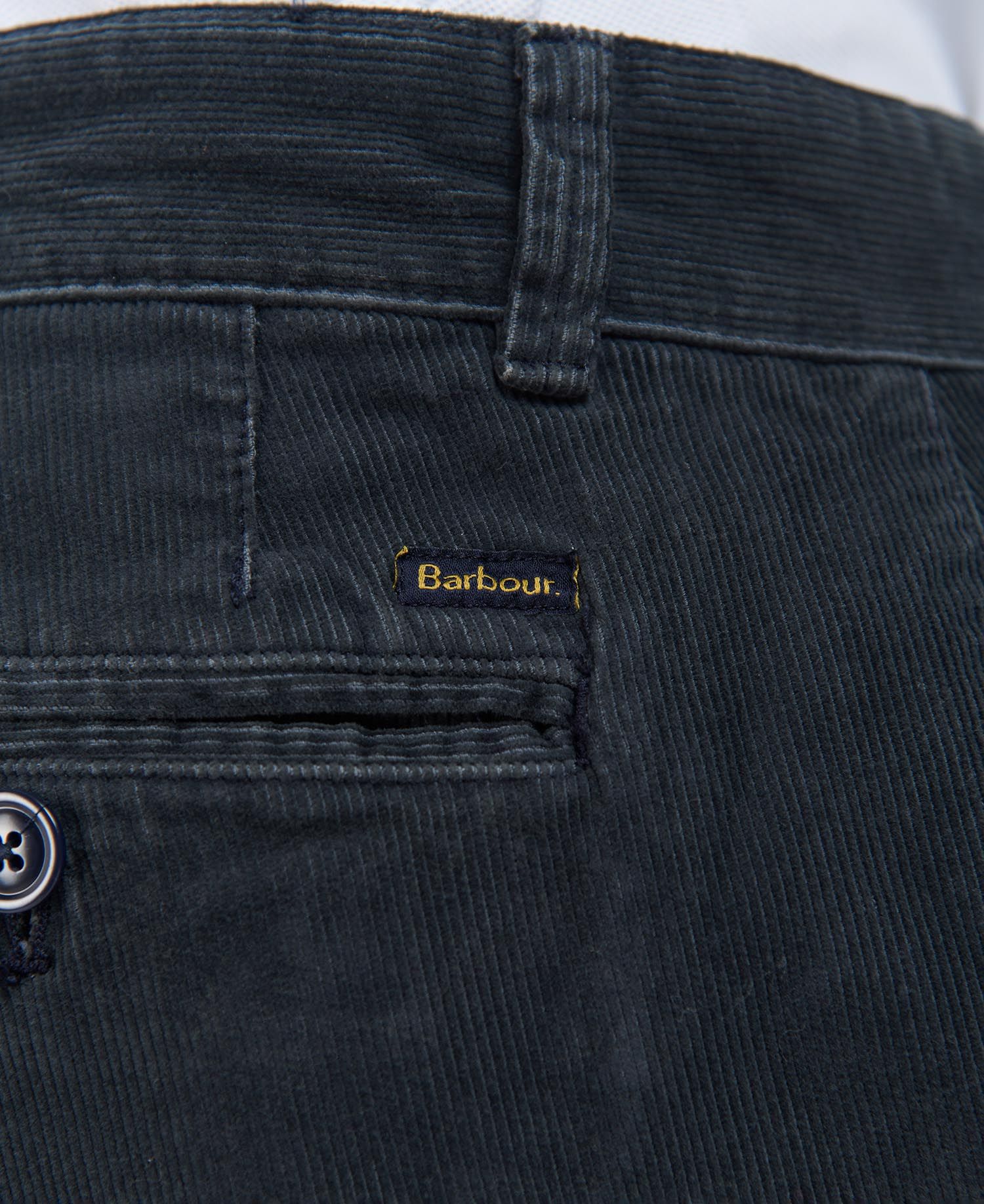 Barbour Neuston Stretch Cord Trousers in Blue Barbour